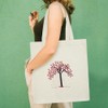 FREEBLOSS DIY Embroidery Canvas Bag Kit Tree of Life Pattern