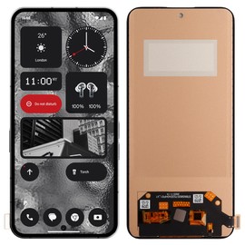 SwarKing TFT Display Replacement Compatible with Nothing Phone 2（Black with Frame Touch Screen Digitizer Assembly with Repair Tools