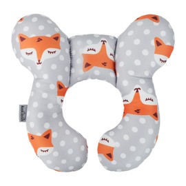 Baby Car Travel Pillow Toddler Baby Pushchair Travel Pillow Head Neck Support U-Shaped Pillow Baby Neck Pillow Cushion Infant Car Seat Stroller Neck Cushion Travel Pillow for 0-3 Years Old