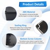 PIWOSGOL 4 Piece Junction Box Waterproof IP65, 100 x 68