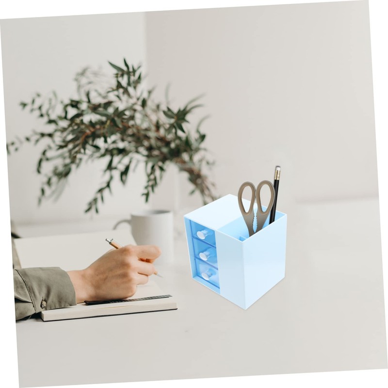 WOONEKY Multipurpose Drawer Style Cosmetic Organizer Multi-Grid Storage Case for