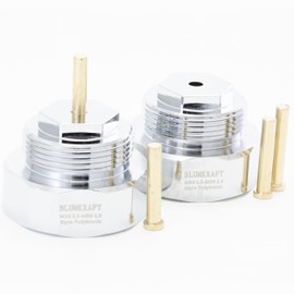 BLUMKRAFT 2 Pcs Radiator Adapter M34 x 1.5 Female Type Polytronic (Prototype) to Thermostat Head M30 x 1.5 Male