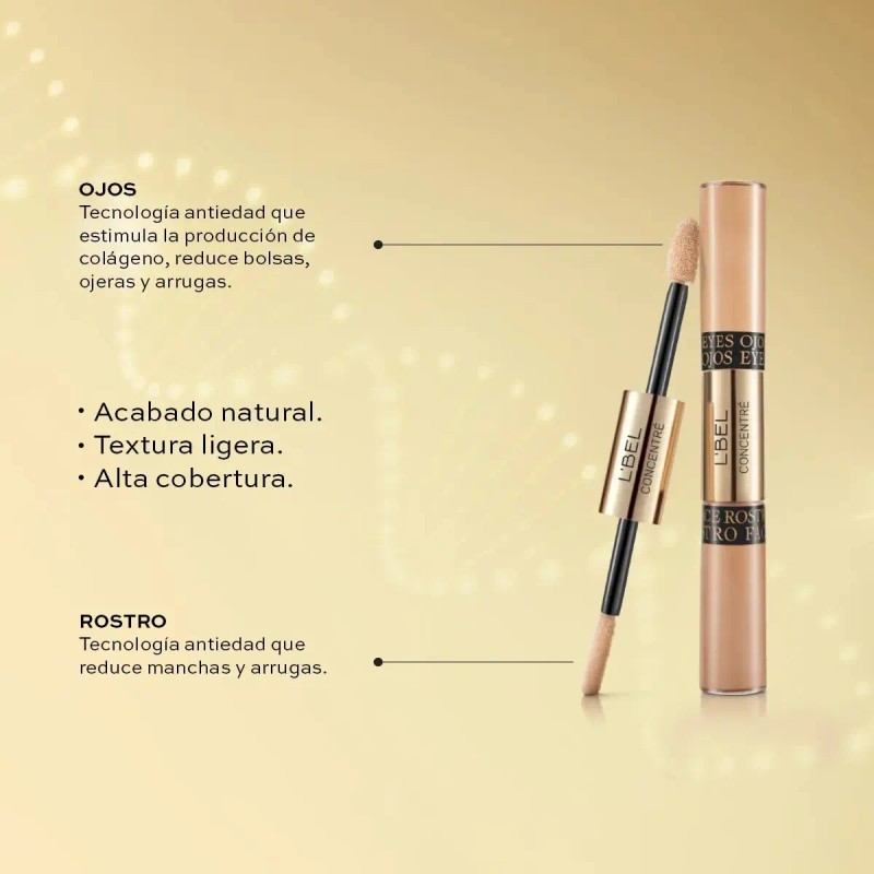 Corrector Facial Duo Correctefecto Tratante De Ojos Lbel