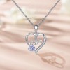 Love Heart Pendant Necklaces for Women, Mother's Day Jewelry Gifts