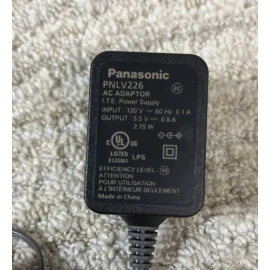 Panasonic PNLV226 AC DC Power Adapter Plug 5.5V 500mA for Cordless Phone System