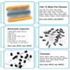 MELIFE 1400Pcs Basic Electronics Component Assortment Kit, Electrolytic Capacitor, Ceramic