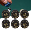 6pcs Pool Billiard Cue Tips 12mm Billiard Pool Cues Tips