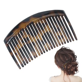 French Side Comb - Hair Clip | 23-tooth Headpiece Barrettes Clamps Twist Hairpins for Bridal Updos Bridesmaid Braiding Hairstyling Wedding