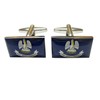 Kiola Designs Louisiana State Flag Cufflinks