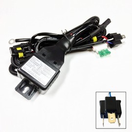 O-NEX HID Relay Harness H4 (9003 HB2) 12V 35W/55W Bi-Xenon Hi/Lo H/L Wiring Controller