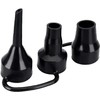 Black 3 Sizes Air Pump Replacement Nozzles, Inflatable Pump Nozzles