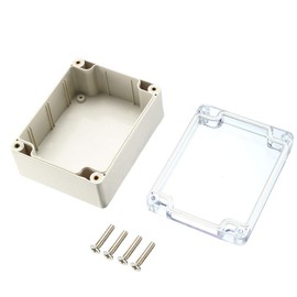 sourcing map 115 x 90 x 57 mm Electronic Waterproof IP65 Sealed ABS Plastic DIY Junction Box Housing Dark Grey with Housing