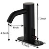 HHOOMMEE Automatic Touchless Bathroom Sink Faucets Sensor Motion Activated Hands