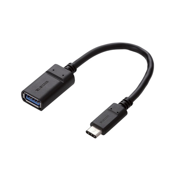 エレコム USBケーブル 充電・データ転送用 Type-C&USB3.1 Standard-A USB3.1 iPhone15対応 最大15W(5V/3A)の充電 最大5Gbpsのデータ転送 15cm
