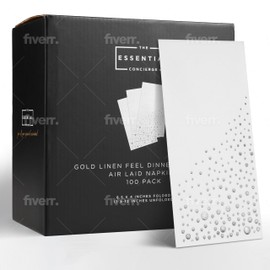 Stylish Silver Linen Feel Disposable Dinner Napkins, 100 Silver Napkins, Disposable 8.5x4.25 Inch Silver Dinner Napkins, Chrismtas Dinner Paper Napkins, Soft and Absorbent Silver Holiday Napkins