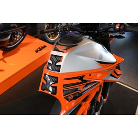 Tankpad Knee Pad Set Compatible with KTM 1290 Super Duke R Orange Silver X850048VA