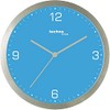 Technoline WT 9000 Wall Clock, Plastic, Blue
