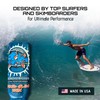 ZUMWax Surfing Skimboard Ceramic Wax, Made in USA, PFAS-Free, Durable