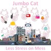 Cat Jumbo Paper Clips (2 Inch, 10 Pcs Pink Paperclips)