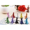 yueton Pack of 10 Retro Mini Colourful Retro Eiffel Tower
