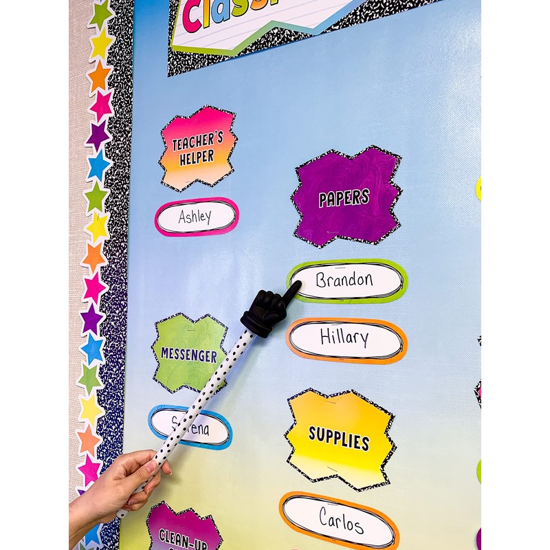 Teacher Created Resources Black Painted Dots Hand Pointer