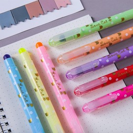 CHoSCH CS-199 - Paquete de 8 colores surtidos, barra de la Biblia y resaltador sólido para la escuela y la oficina, 8 unidades (8)