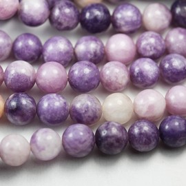 ACCBEADS 8mm Natural Gemstone Beads for Making Jewellery Energy Healing Crystals Jewelry Chakra Crystal Jewerly Beading supplies 15.5inch About 46-48 Beads