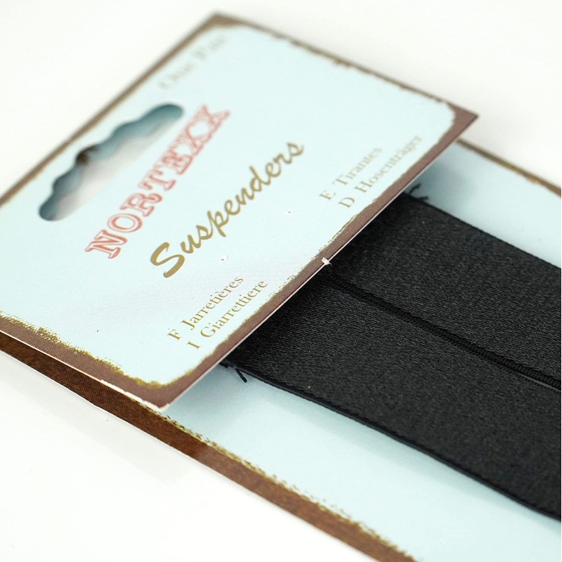 Habico Suspenders, Black, One Size