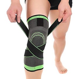 Delaman Rodillera Deportiva, Tejido 3D, Soporte de Presurización para Cuidado del Pie, Protector y Brace para Lesiones y Presión, Manga de Rodilla,...