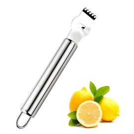 Keliheyle non-slip silicone handle grater with handle, lemon zester tool, lemon zester, orange peeler tool, hanging hole design, multi-purpose grater, easy to clean