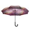 Galleria's Reverse Close Umbrella, Monet Garden with art on both