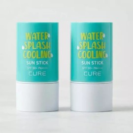 Kim Jeong-mun Aloe 김정문알로에 큐어 워터 스플래쉬 쿨링 선스틱 23g 2개 Kim Jung Moon Aloe Cure Water Splash Cooling Sun Stick 23g 2 pcs