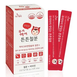 우리아이 맛있는 튼튼철분 30포/키즈철분 비타민 +튼튼베라체험분 Our Child's Delicious Strong Iron 30 Sachets / Kids Iron Vitamin + Strong Vera Sample Pack