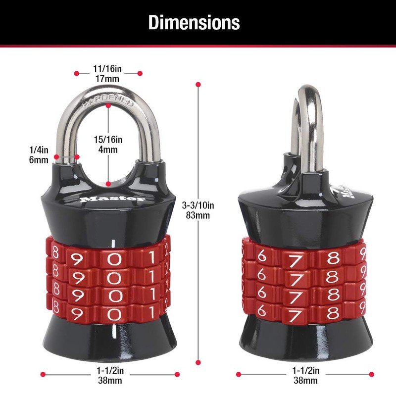 Master Lock Word Combination Lock, Set Your Own Combination Lock