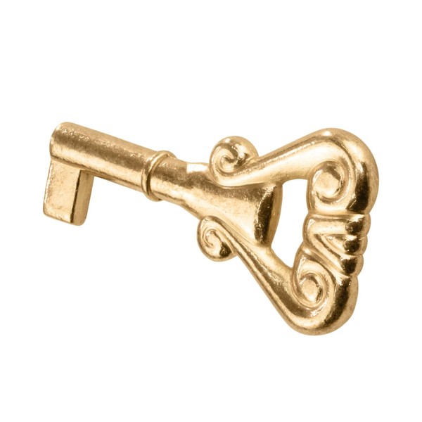 Gedotec Brass-Plated Furniture Key | 1 Piece | Beard Key