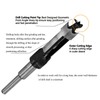 9/16 in. Wood Square Hole Mortise Chisel Drill Bit Tool