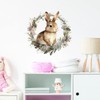 RoyoLam Cute Bunny in the Garland Wall Decal Nursery Rabbit