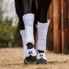 Back on Track bandage Scandic PK black ribbed structure Welltex,
