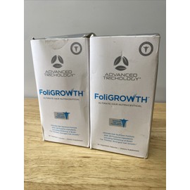Advanced Trichology 2x Foligrowth Hair Growth Supplement 90 Capsules (180cap) New in Box Exp 04/2027