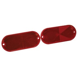Reese Towpower 73820 Red Quick Mount Reflector - 2 Pack