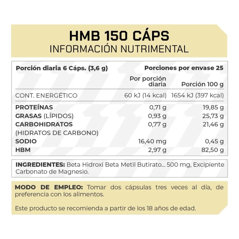 Hmb (150 Caps 600 Mg) Prowinner