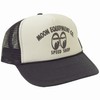 MOONEYES MQC-005 MOON Equipped Speed Shop Mesh Cap, Hat, Gray x Black, One Size Fits Most