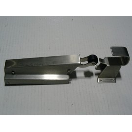 1-1/8" Offset Satin Stainless Steel Concealed Mount Hydraulic Door Closer with Hook