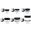 Beauticom 12 Pieces 30 Gram 30 ML Empty Clear Round