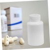 IWOWHERO 20pcs White Plastic Pill Bottles Travel Containers for Capsules