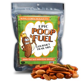 Poop Fuel Gourmet Trail Mix - Funny Stocking Stuffers for Men - Teen Son Gifts - Weird White Elephant - Mens Gag Gifts Christmas