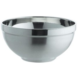 Living Room 507163 Stainless Steel Deep Dish Bowl Bowl 6.9 inches (17.5 cm)