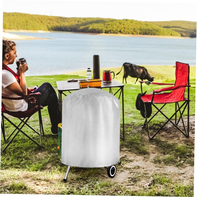 CIYODO Polyester Barbecue Grill Cover Outdoor Grill Protector Heavy-Duty Barbecue
