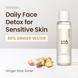 Essence Toner (150ml / 5 fl oz) – 86% Agua de Jengibre para Alivio del Enrojecimiento, Hidratación y Cuidado de los Poros | Cuidado de la Piel Coreano