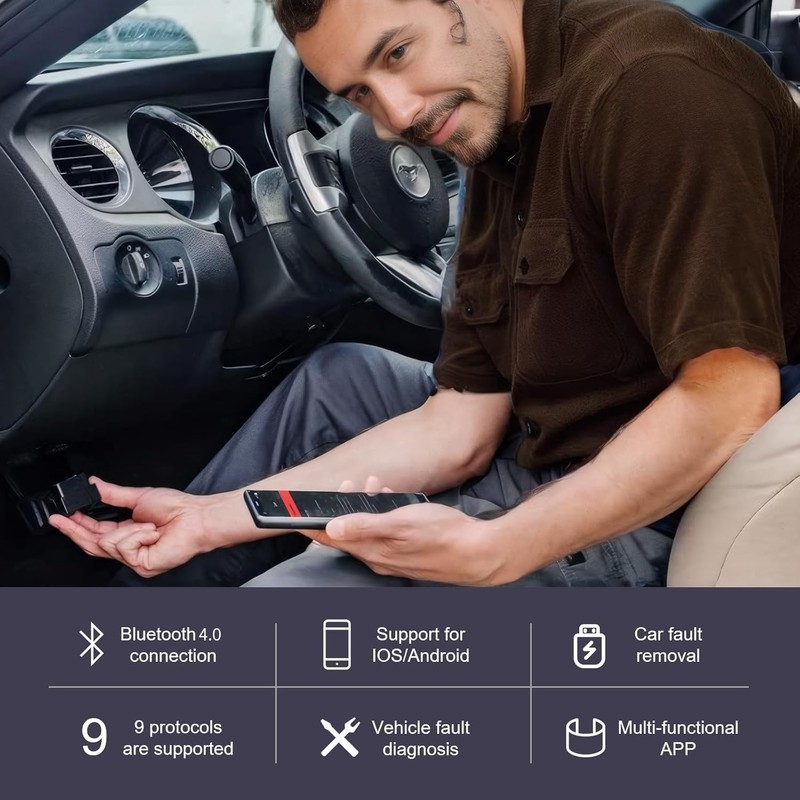 vLinker iCar3 Mini OBD2 Bluetooth Scanner Scan Tools Interface Adapter